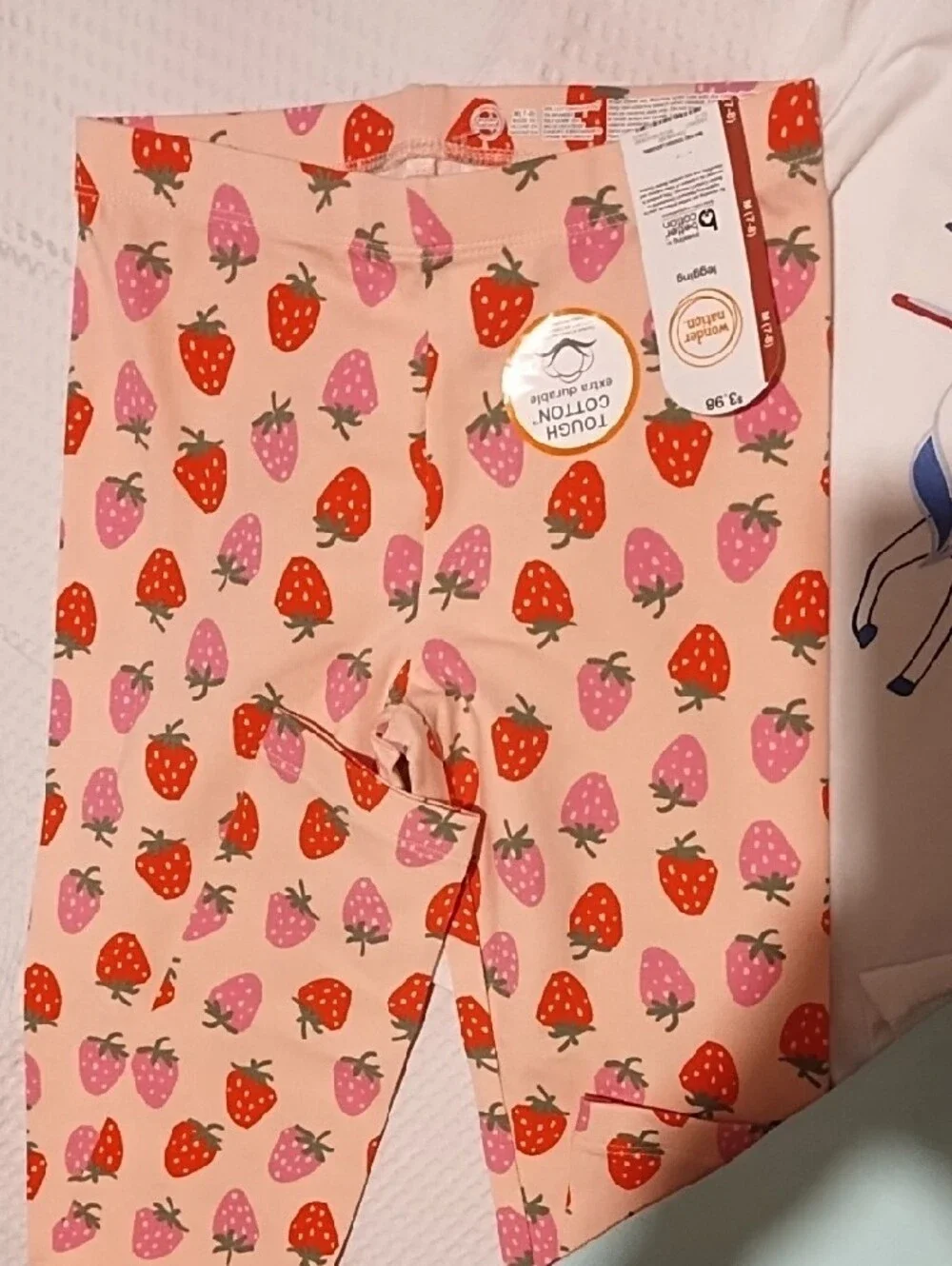 Bundle Of 4 NWT Leggings And Tops Size 7-8 Girl's.